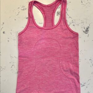 LULULEMON ATHLETICA Pink Swiftly Tech Racerback Tank Top, Size 4
